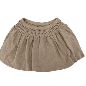 Free People Beige Flare Mini Skirt | Pullover Style